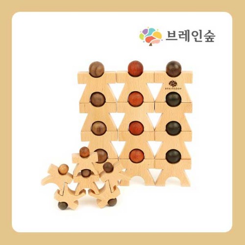 (패밀리 도미노그램18) 블록/블록/스텍 도미노/입체
